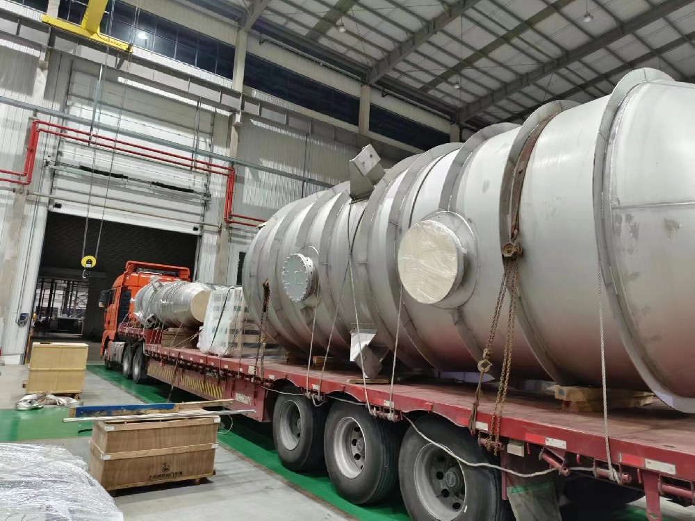 助力環(huán)保，MVR蒸發(fā)系統(tǒng)主體設(shè)備成功發(fā)貨山東客戶現(xiàn)場進(jìn)行安裝